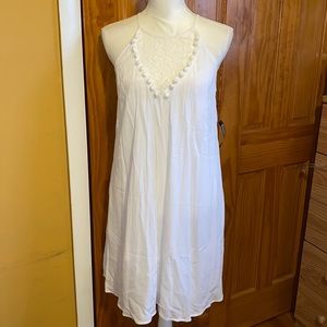 New York & Company White Dress Size M